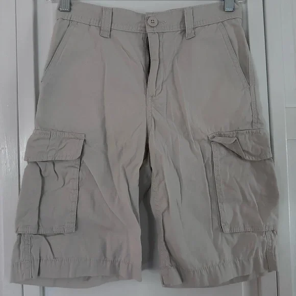 Nautical Boys Light Khaki Cargo Shorts- Size 12 - Picture 1 of 5